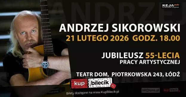 Zapraszamy 21 lutego 2026 roku do Teatr DOM, Łódź, ul. Piotrkowska 243.